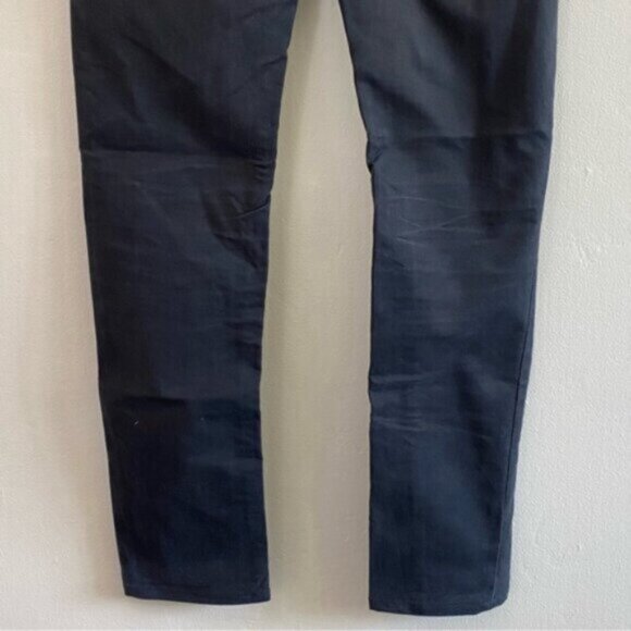 ACNE Ace Ups Slim Leg Jeans Mens 30x32* Soft Black Dark Denim Zip Fly Stretchy - Picture 8 of 9